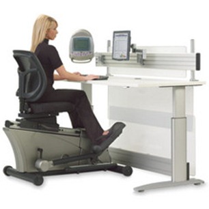 Elliptical Machine Office Desk