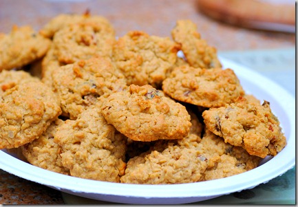 Oatmeal Peanut Butter Cookies with Real Fruit Chews