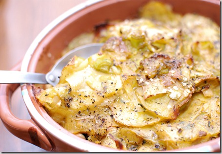 FOFF Potato leek and olive casserole1