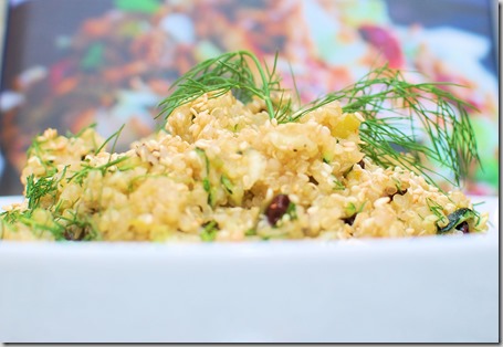 Lemon Quinoa with Zucchini,m, Currents and Dill1